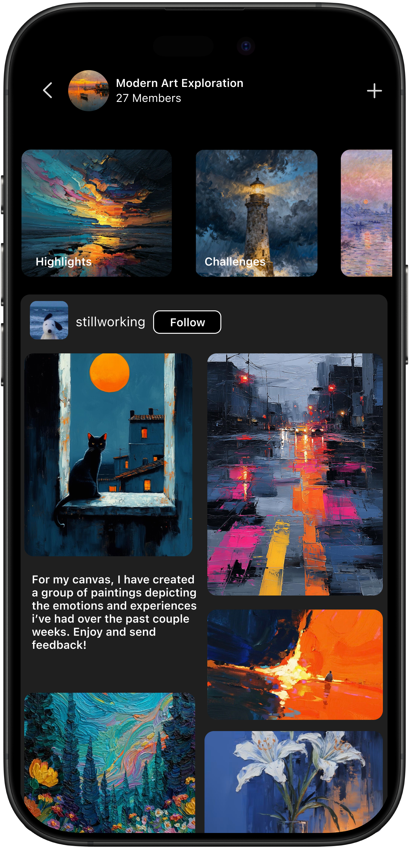 A flexible canvas post shared in a Dojo forum